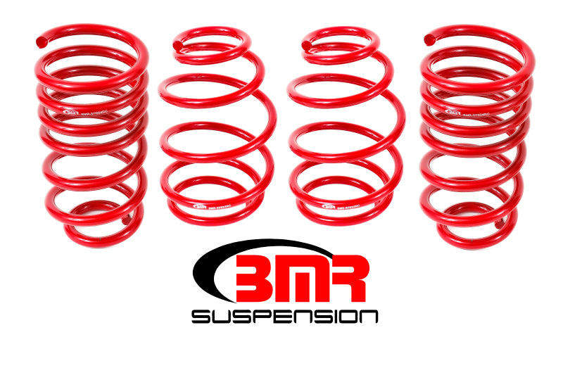 BMR 10-15 5th Gen Camaro V8 Lowering Spring Kit (Set Of 4) - Red - Racecraft Industries