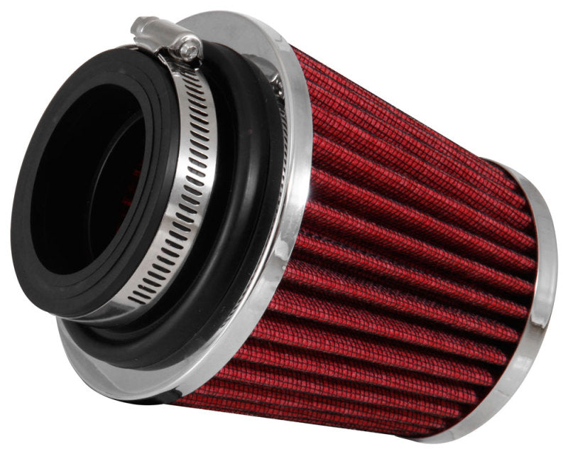 K&N Universal Chrome Filter 2 3/4in FLG / 4 1/2in Bottom / 4 1/2in Height - Racecraft Industries