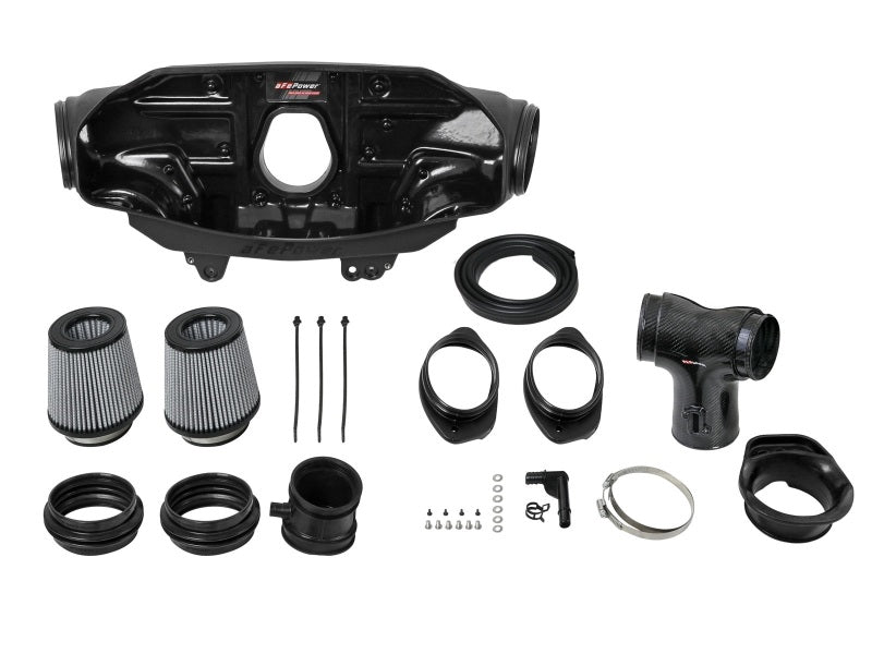 aFe 2020 Corvette C8 Track Series Carbon Fiber Cold Air Intake System With Pro DRY S Filters - Racecraft Industries