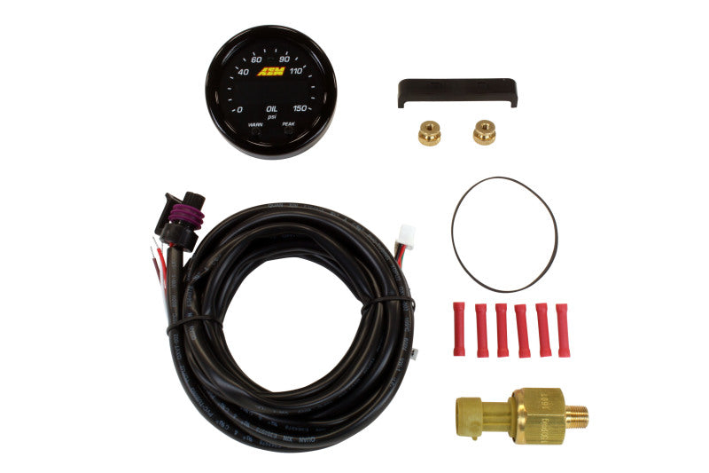 AEM X-Series 0-150 Oil Pressure Gauge Kit - Racecraft Industries