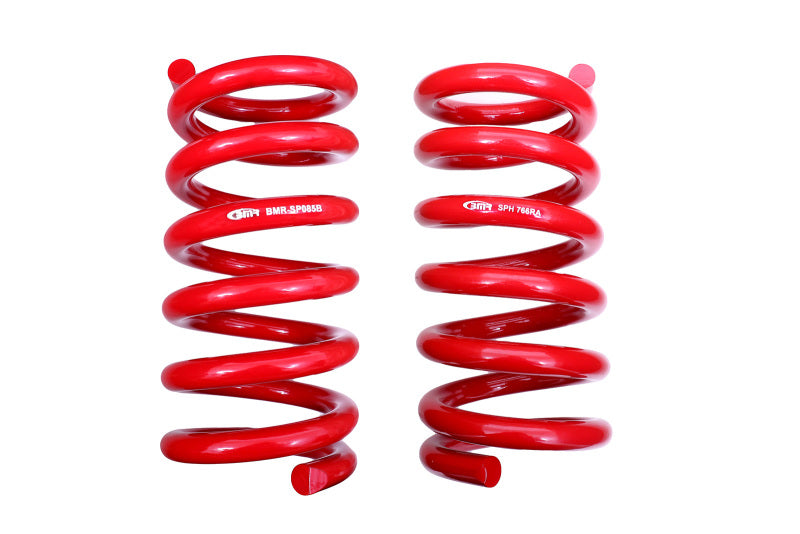 BMR 18-20 S550 Mustang GT MagneRide/15-20 GT350 Lowering Spring Set of Rear only - Red - Racecraft Industries