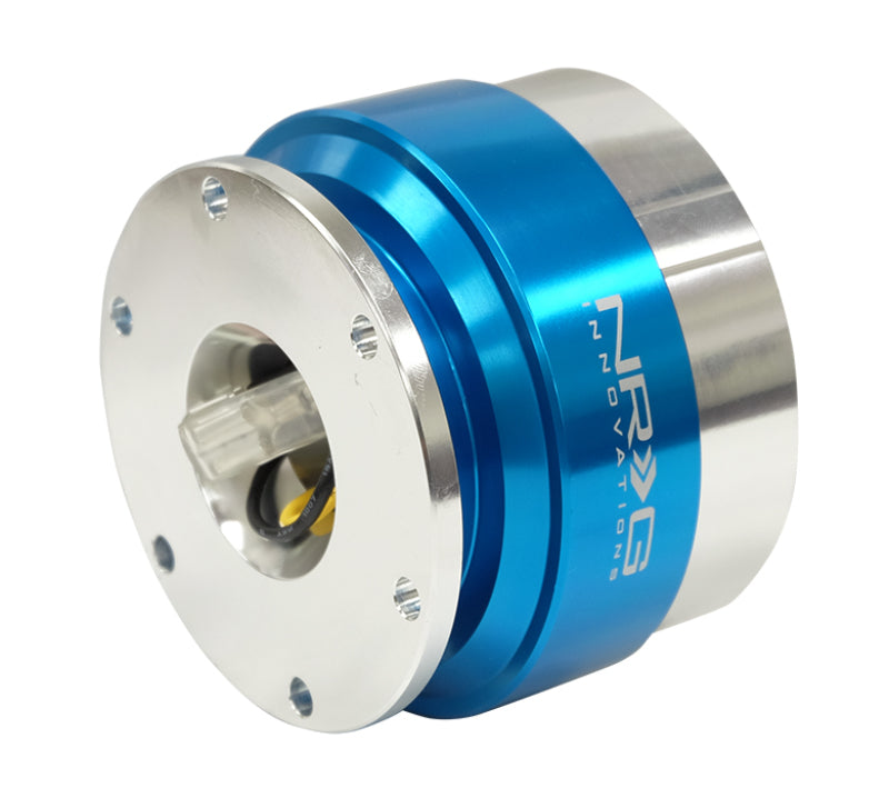 NRG Quick Release - Black Body/ Blue Chrome Ring - Racecraft Industries