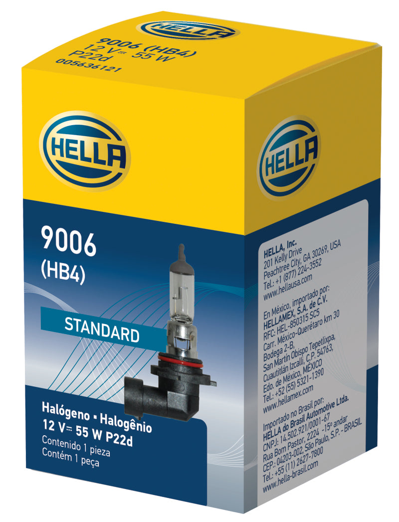 Hella 9006 12V 55W Halogen Bulb - Racecraft Industries