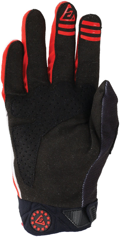Answer 25 Peak Flo Gloves Black/Red/White - Large - Racecraft Industries