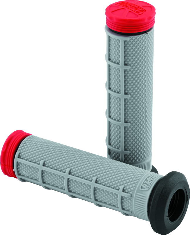 ProTaper Tri Density ATV 1/2 Waffle Grips - Red - Racecraft Industries