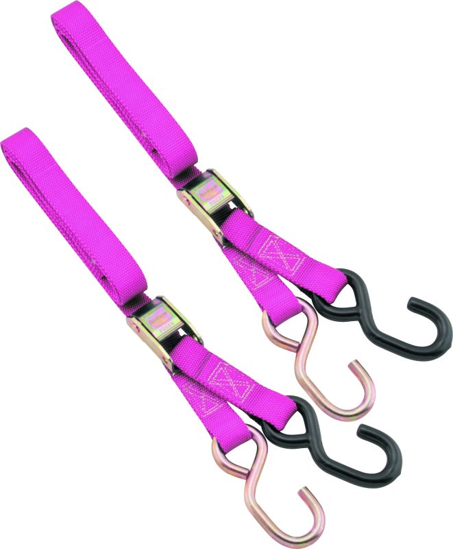 BikeMaster 1in Tiedown - Pink - Racecraft Industries