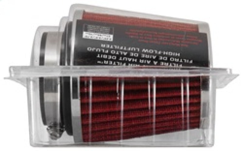 K&N Universal Chrome Filter 2 3/4in FLG / 4 1/2in Bottom / 4 1/2in Height - Racecraft Industries