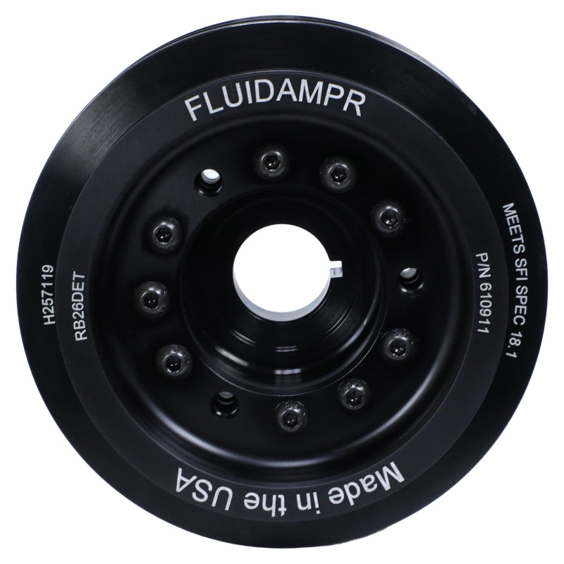 Fluidampr Nissan RB26DET Phase-2 BCNR33 GT-R / BNR-34 GT-R Steel Internally Balanced Damper - Racecraft Industries