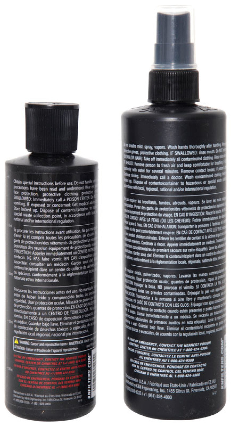 K&N Filter Cleaning Kit - Squeeze Black - Racecraft Industries