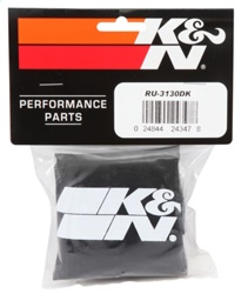 K&N Air Filter Wrap Black RU-3130 - Racecraft Industries