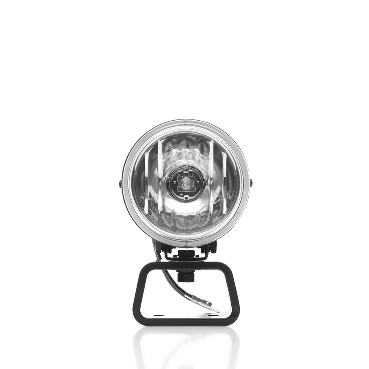 KC HiLiTES Rally 400 4in. Round Halogen Light 55w Spread Beam (Single) - Black - Racecraft Industries