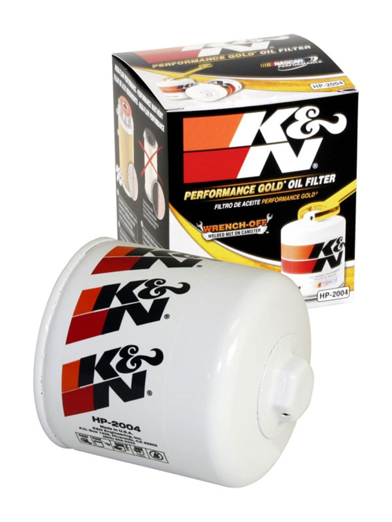 K&N 87-92 Supra Non-Turbo / 99-04 Grand Cherokee 4.0 Performance Gold Oil Filter - Racecraft Industries