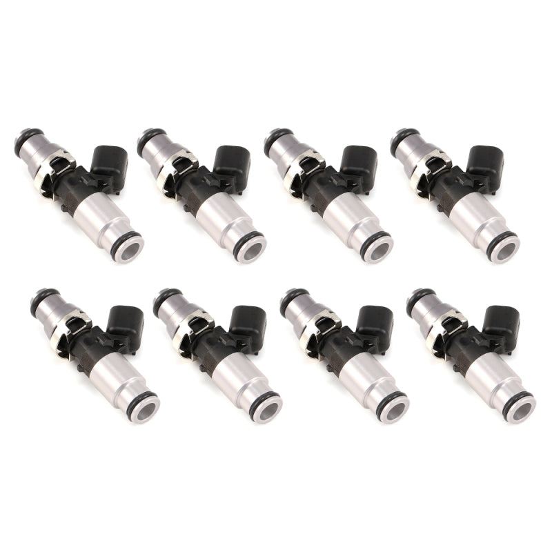 Injector Dynamics 1340cc Injector - 60mm Length - 14mm Grey Top - Blue Bottom Adaptor (Set of 8) - Racecraft Industries