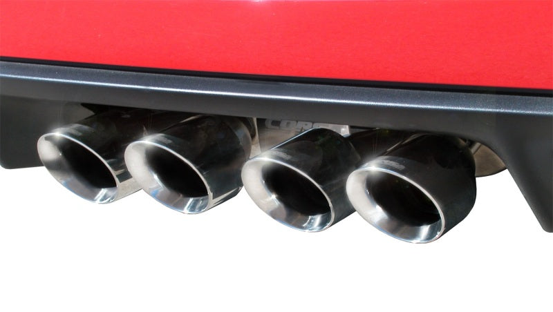 Corsa 2005-2007 Chevrolet Corvette C6 6.0L V8 Polished Xtreme Axle-Back Exhaust - Racecraft Industries