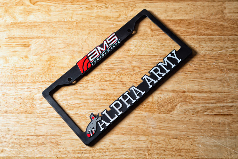 AMS Performance AMS / Alpha Army License Plate Frame - Racecraft Industries