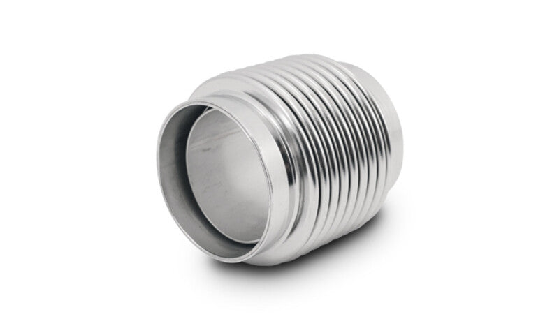 Vibrant 1.75in ID x 2.50in Long 321SS Electro Polished Motorsport Bellows w/Neck & Liner - Racecraft Industries
