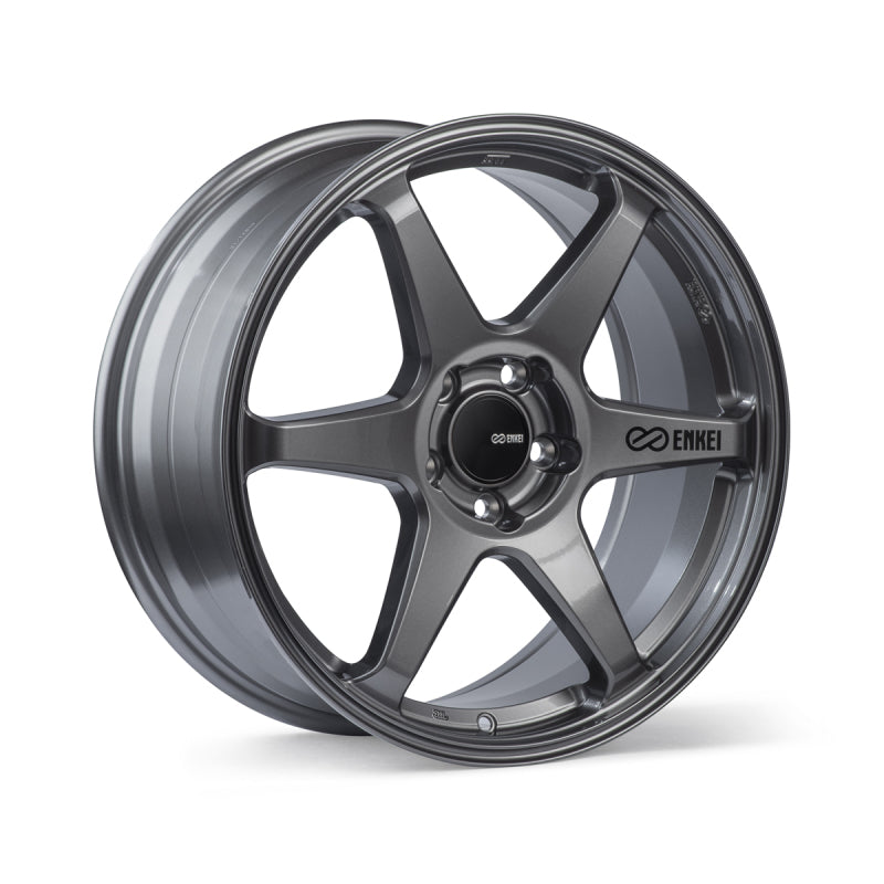 Enkei T6R 18x9.5 38mm Offset 5x114.3 Bolt Pattern 72.6 Bore Matte Gunmetal Wheel - Racecraft Industries