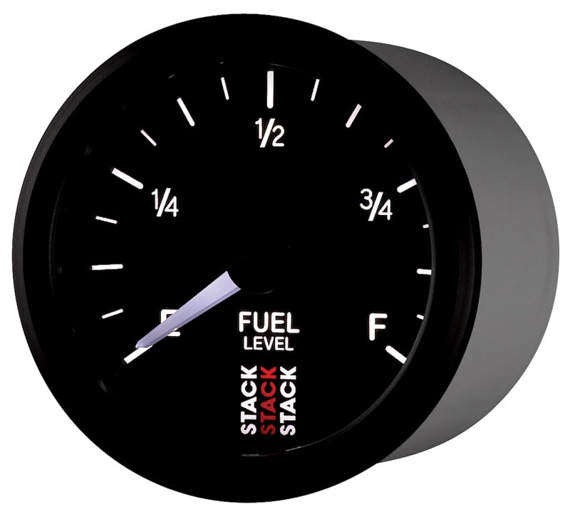 Autometer Stack Instruments 52mm 0-280 Ohm Programmable Pro Stepper Motor Fuel Level Gauge - Black - Racecraft Industries