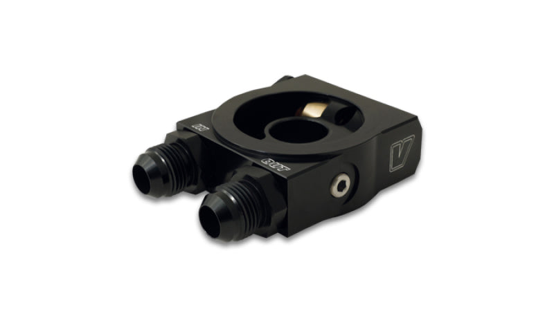 Vibrant Thermostatic Oil Cooler Sandwich Adapter w/Thermostat - Racecraft Industries