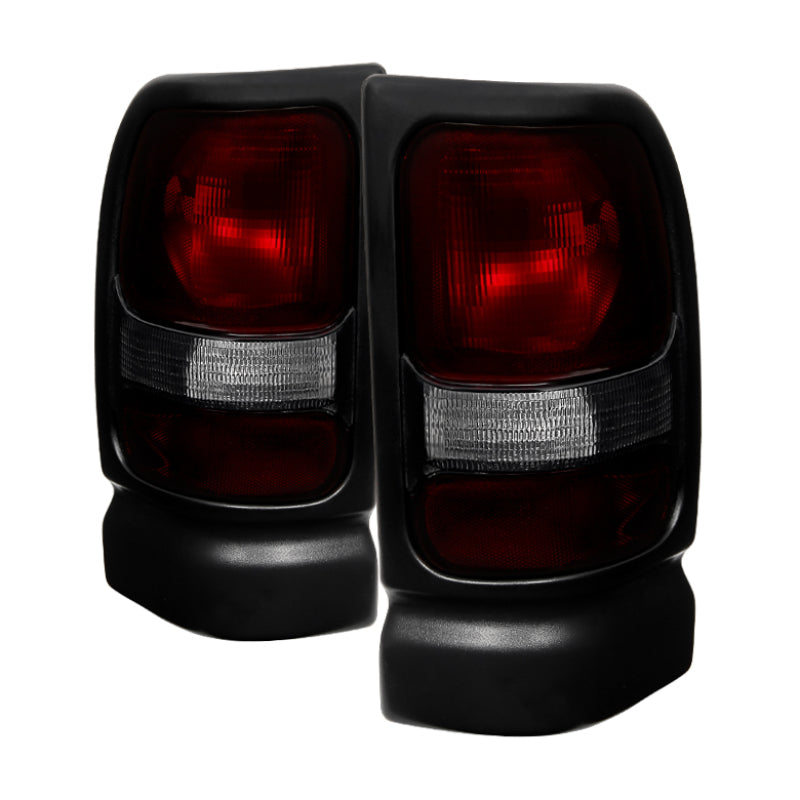 Xtune Dodge Ram 1500 94-01 (Not Sport Package) Tail Lights Red Smoked ALT-JH-DR94-OE-RSM - Racecraft Industries