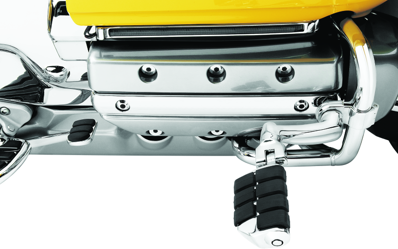 Kuryakyn Dually ISO Pegs With 1inch Clamp Chrome (Pair) - Racecraft Industries