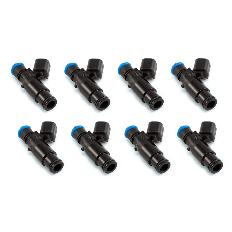 Injector Dynamics 1340cc Injector - 48mm Length - 14mm Top - 14mm Black Bottom Adaptor (Set of 8) - Racecraft Industries