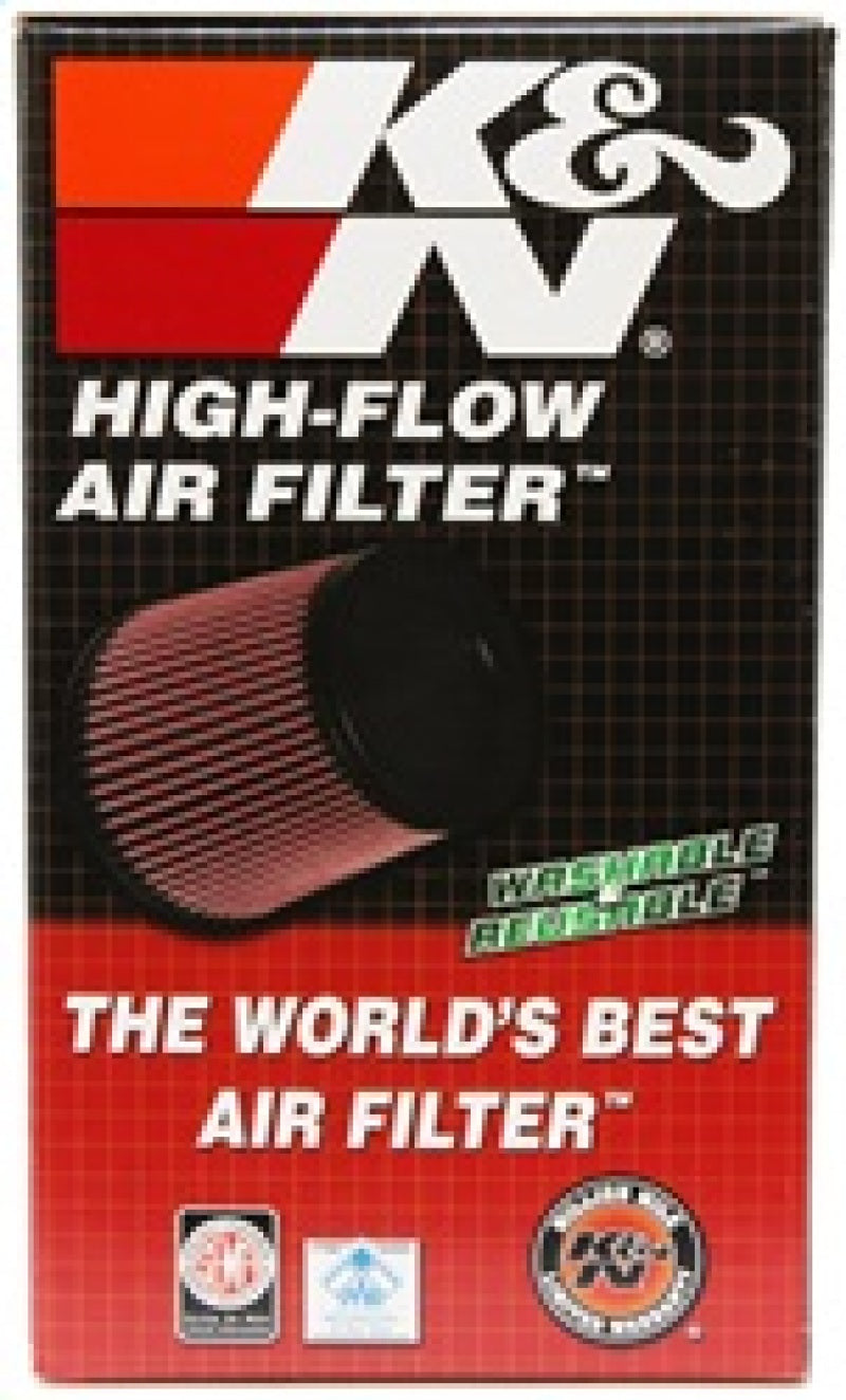 K&N Universal Rubber Filter 3inch FLG / 5inch OD-B / 4-5/8inch OD-T / 8inch H - Racecraft Industries