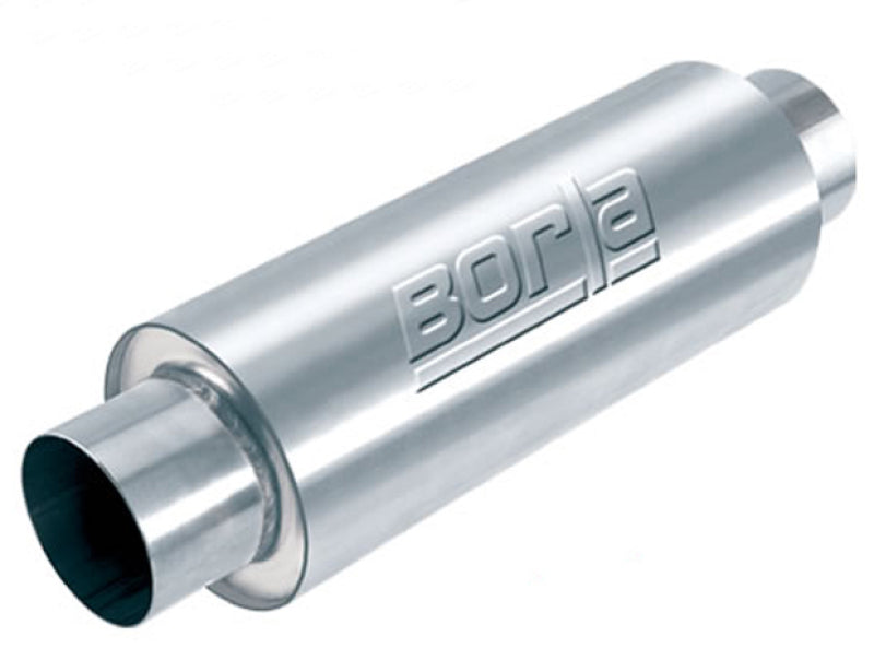 Borla XR-1 Multi-Core 3in Ctr-Ctr Round 16in x 6.25in Rotary Engine Equipped Racing Muffler - Racecraft Industries