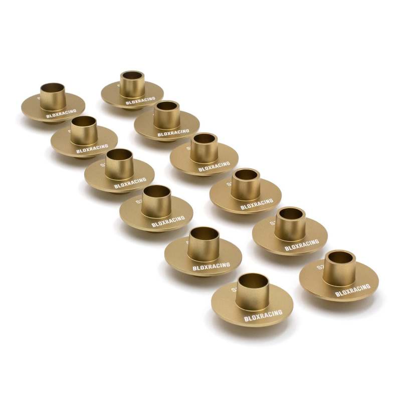 BLOX Racing Subframe Hard Collar Kit for All S2000 - Front and Rear total 12 Pieces (Gold) - Racecraft Industries