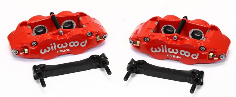 Wilwood Narrow Superlite 4R Rear Caliper & Bracket Kit - Red 97-13 C5/C6 Corvette w/ OEM Rotors - Racecraft Industries