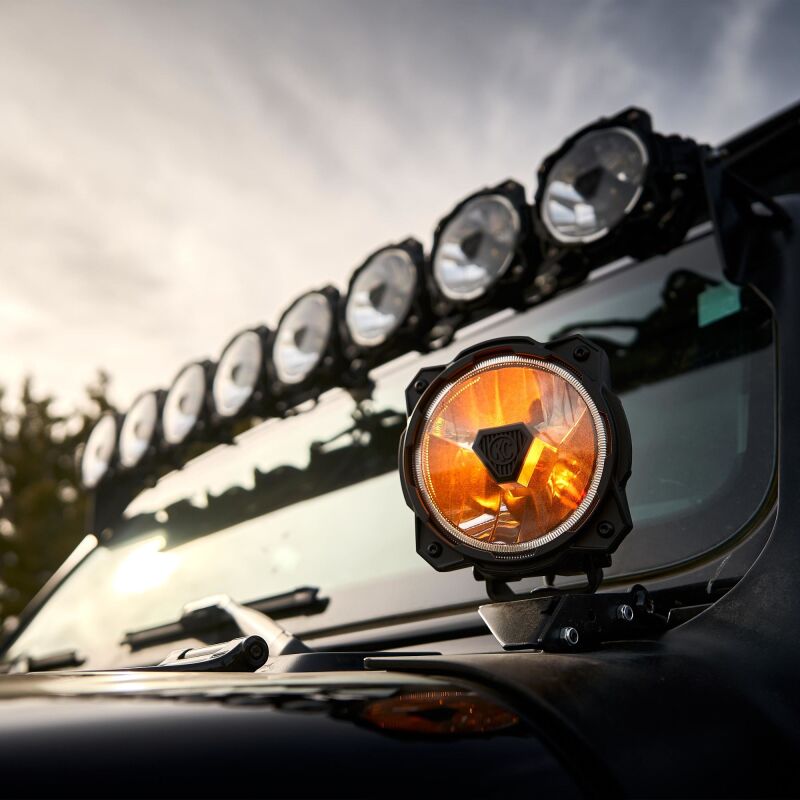 KC HiLiTES Gravity Titan LED 6in. - Pair Pack (SAE Driving Beam) - Racecraft Industries