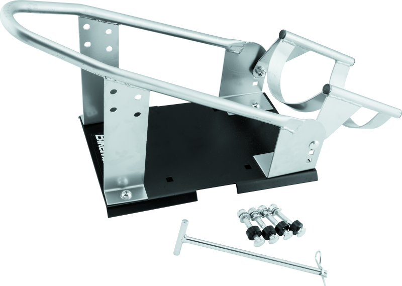 BikeMaster Heavy Duty Wheel Chock - Silver - Racecraft Industries