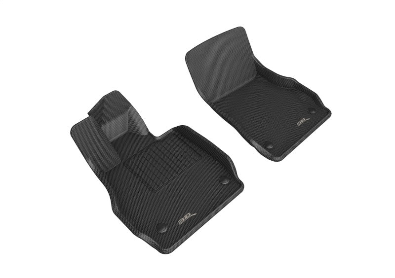 3D Maxpider 20-22 Chevrolet Corvette C8 20-22 Kagu Floor Mats - Black R1 - Racecraft Industries