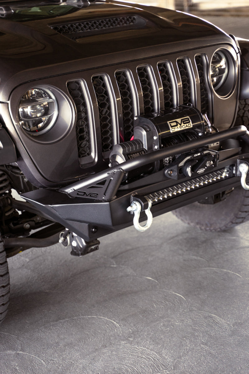 DV8 Offroad 07-23 Jeep Wrangler JK/JL & Gladiator JT FS-1 Series Stubby Front Bumper - Racecraft Industries