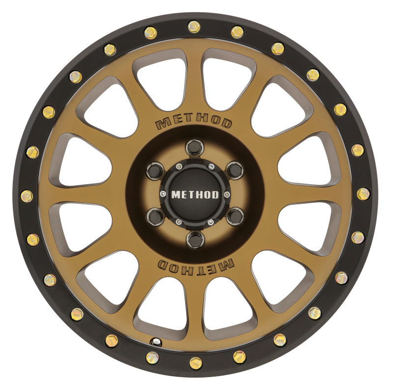Method MR305 NV 17x8.5 0mm Offset 6x5.5 108mm CB Method Bronze/Black Street Loc Wheel - Racecraft Industries