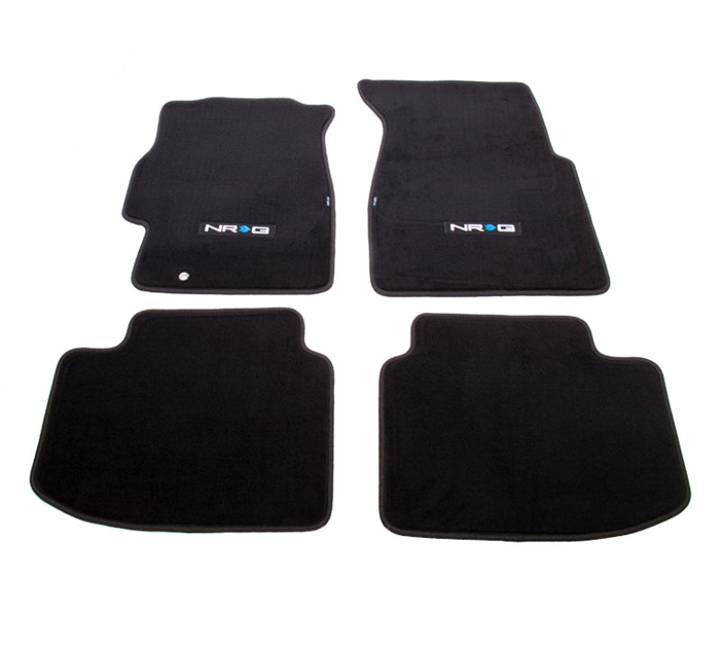 NRG Floor Mats - 96-00 Honda Civic 2DR &3DR (NRG Logo) - 4pc. - Racecraft Industries