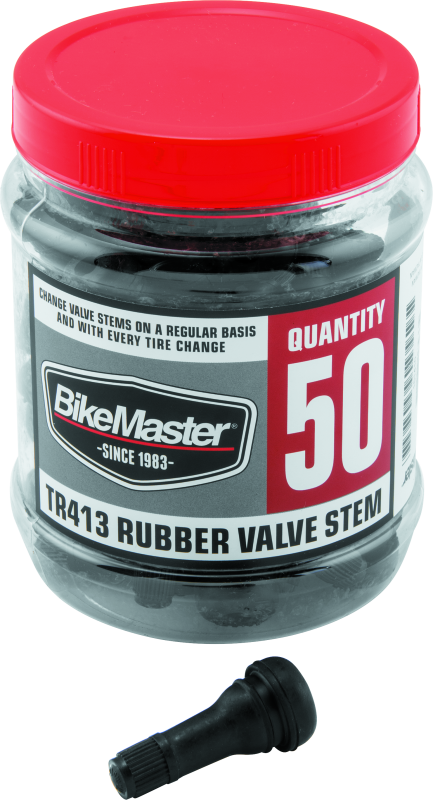 BikeMaster Valve Stem TR413 Rubber Tub/51 - Racecraft Industries