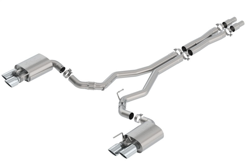 Borla 2018 Ford Mustang GT 5.0L AT/MT 3in ATAK Catback Exhaust w/ Valves - Racecraft Industries