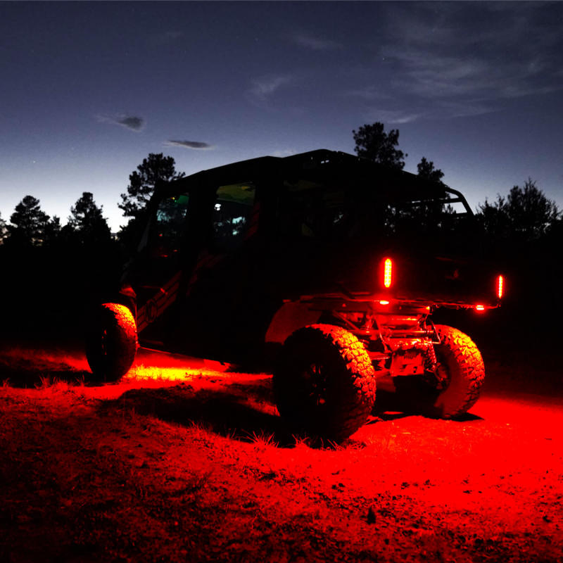 KC HiLiTES Cyclone V2 LED - Replacement Lens - Red - Single - Racecraft Industries