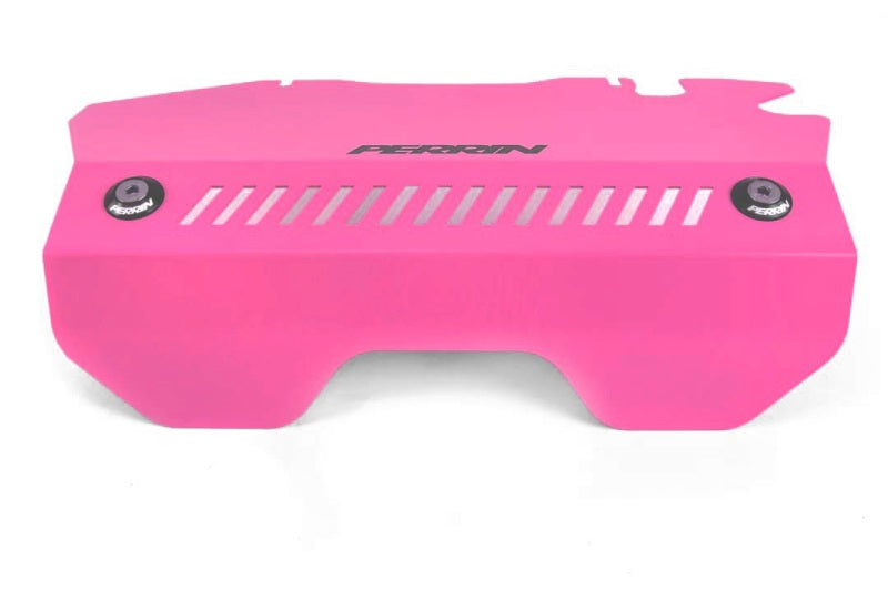 Perrin 2015+ Subaru WRX Engine Cover Kit (Intercooler Shroud + Pulley Cover) - Hyper Pink - Racecraft Industries