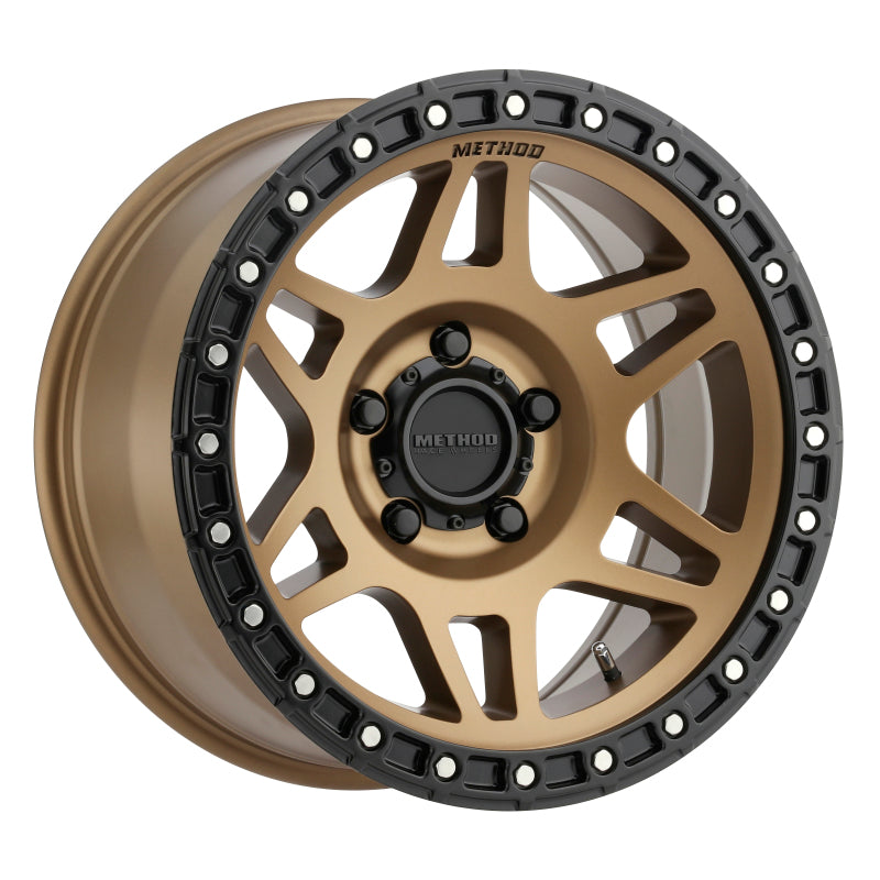 Method MR312 17x8.5 0mm Offset 5x150 110.5mm CB Method Bronze/Black Street Loc Wheel - Racecraft Industries