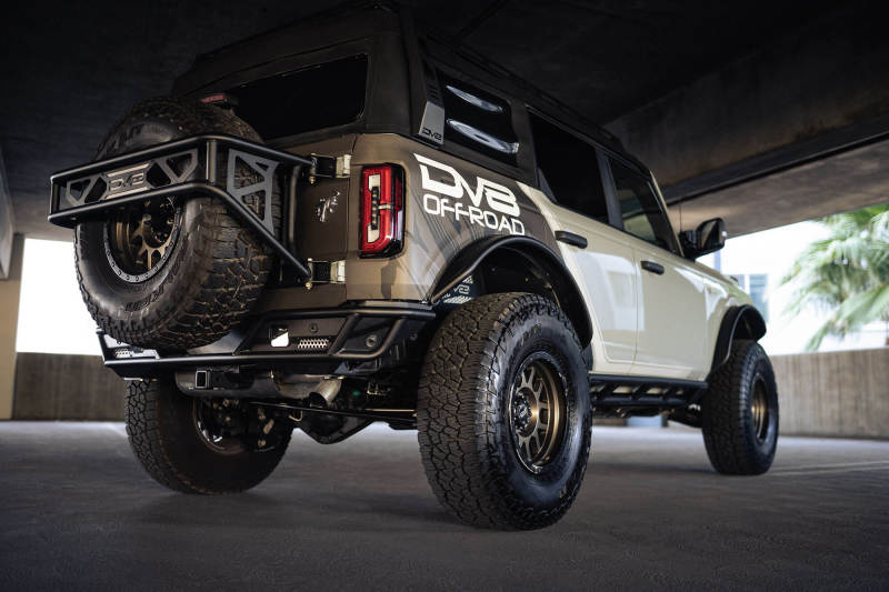DV8 Offroad 21-23 Ford Bronco Competition Series Rear Bumper - Racecraft Industries