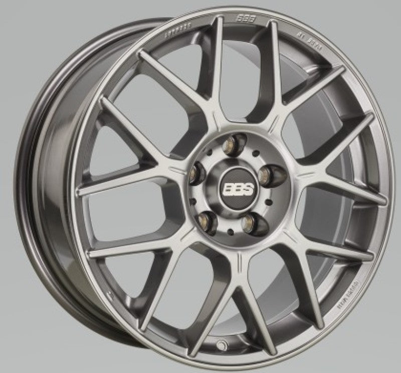 BBS XR 18x8 5x112 37mm Offset 82mm Bore PFS/Clip Req Gloss Platinum Wheel - Racecraft Industries