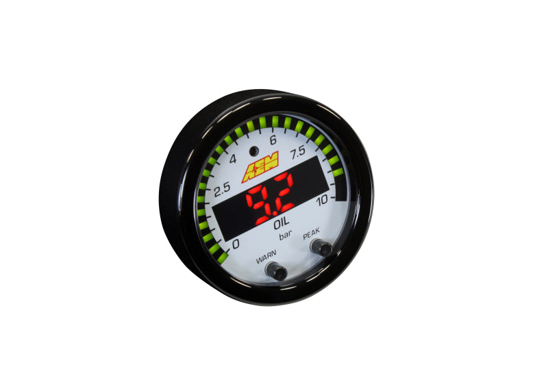 AEM X-Series 0-150 Oil Pressure Gauge Kit - Racecraft Industries