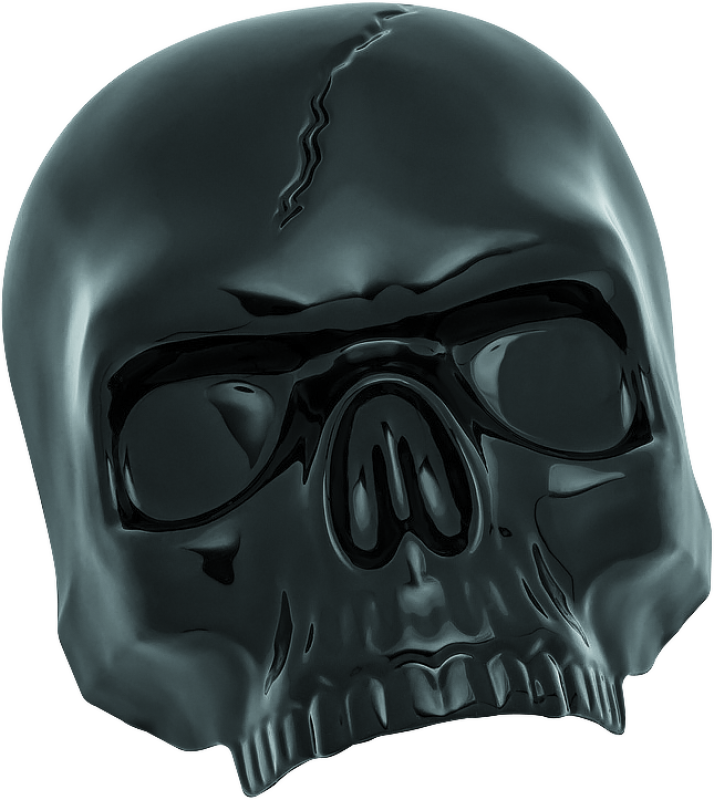 Kuryakyn Skull Horn Cover Black - Racecraft Industries