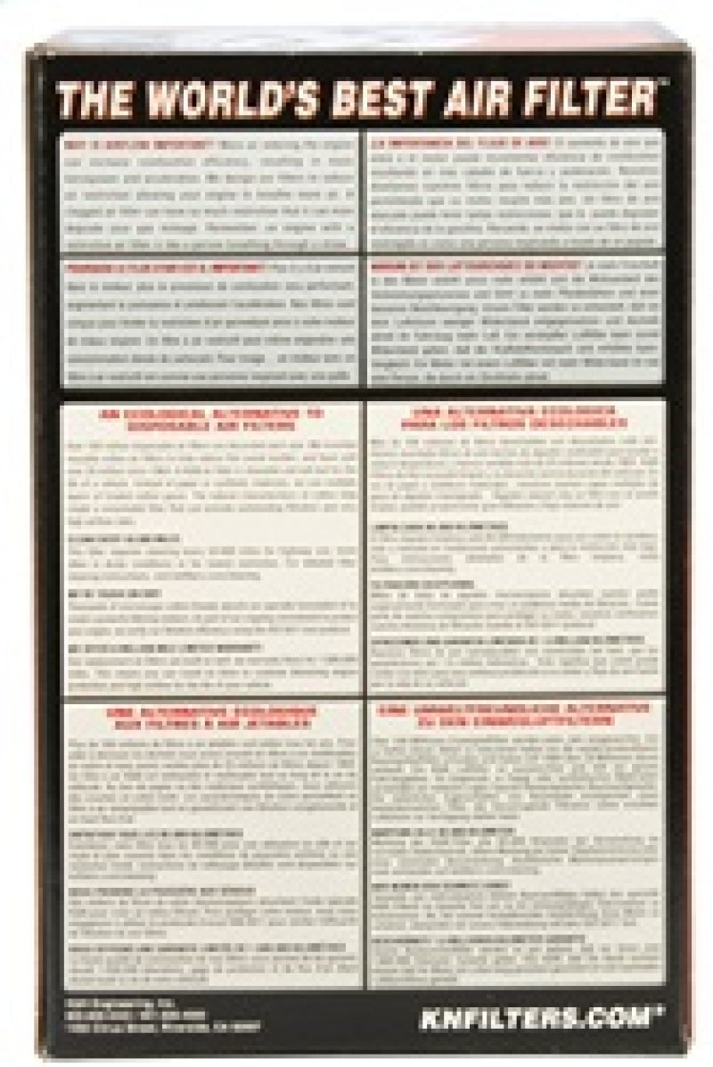 K&N Universal Rubber Filter 3 1/2 inch FLG / 4 5/8 inch Base / 3-1/2 inch Top / 5 1/2 inch Height - Racecraft Industries