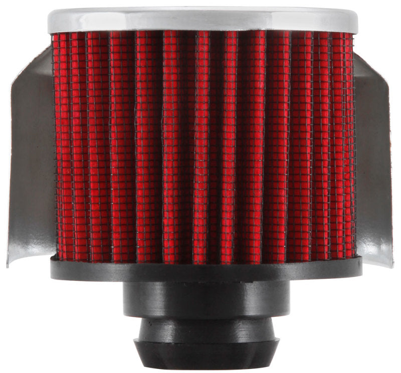 K&N 1in Flange L x 3in OD x 2.5in Height Clamp On Crankcase Vent Filter - Racecraft Industries