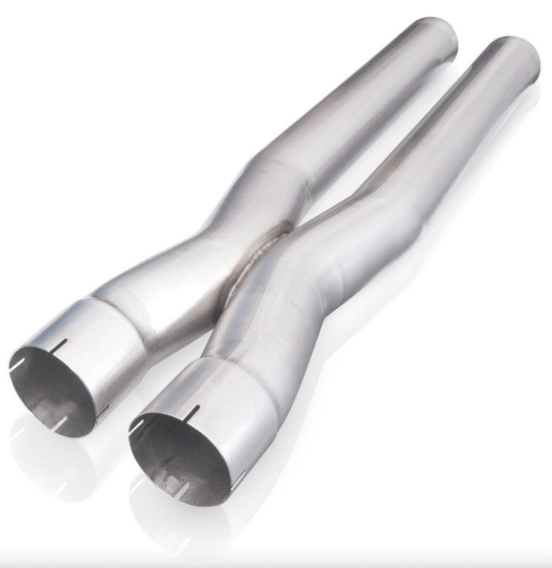 Stainless Works 3in X-Pipe (Parallel) w/ 4.125in Center-to-Center - 3in ID Expanded Inlets - Racecraft Industries