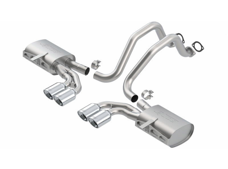 Borla 97-04 Chevrolet Corvette 5.7L 8cyl Touring SS Catback Exhaust - Racecraft Industries