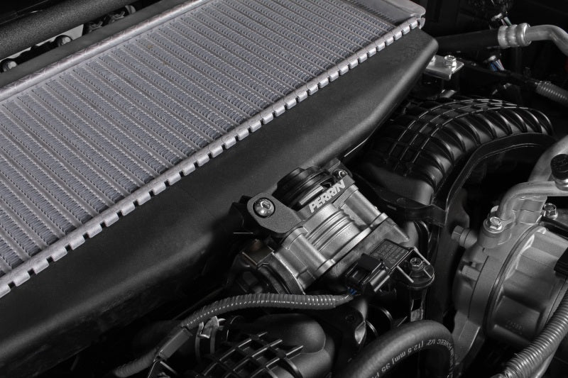 Perrin 2022+ Subaru WRX/19-23 Ascent/Legacy/Outback Top Mount Intercooler Bracket - Black - Racecraft Industries